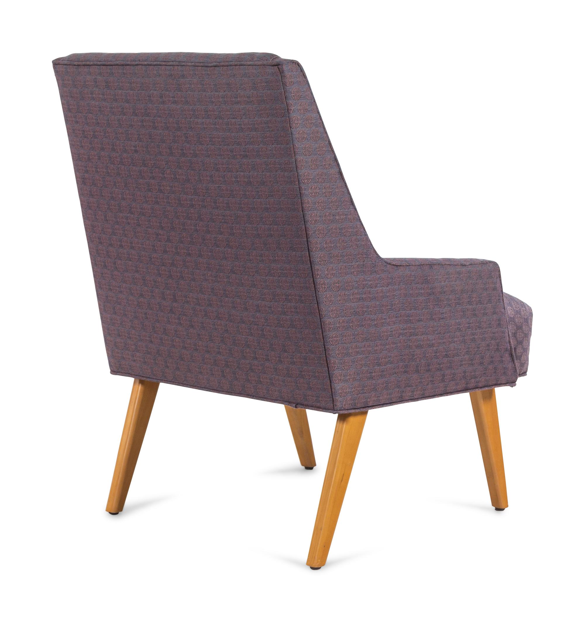 A Pair of Contemporary Upholstered Lounge Chairs