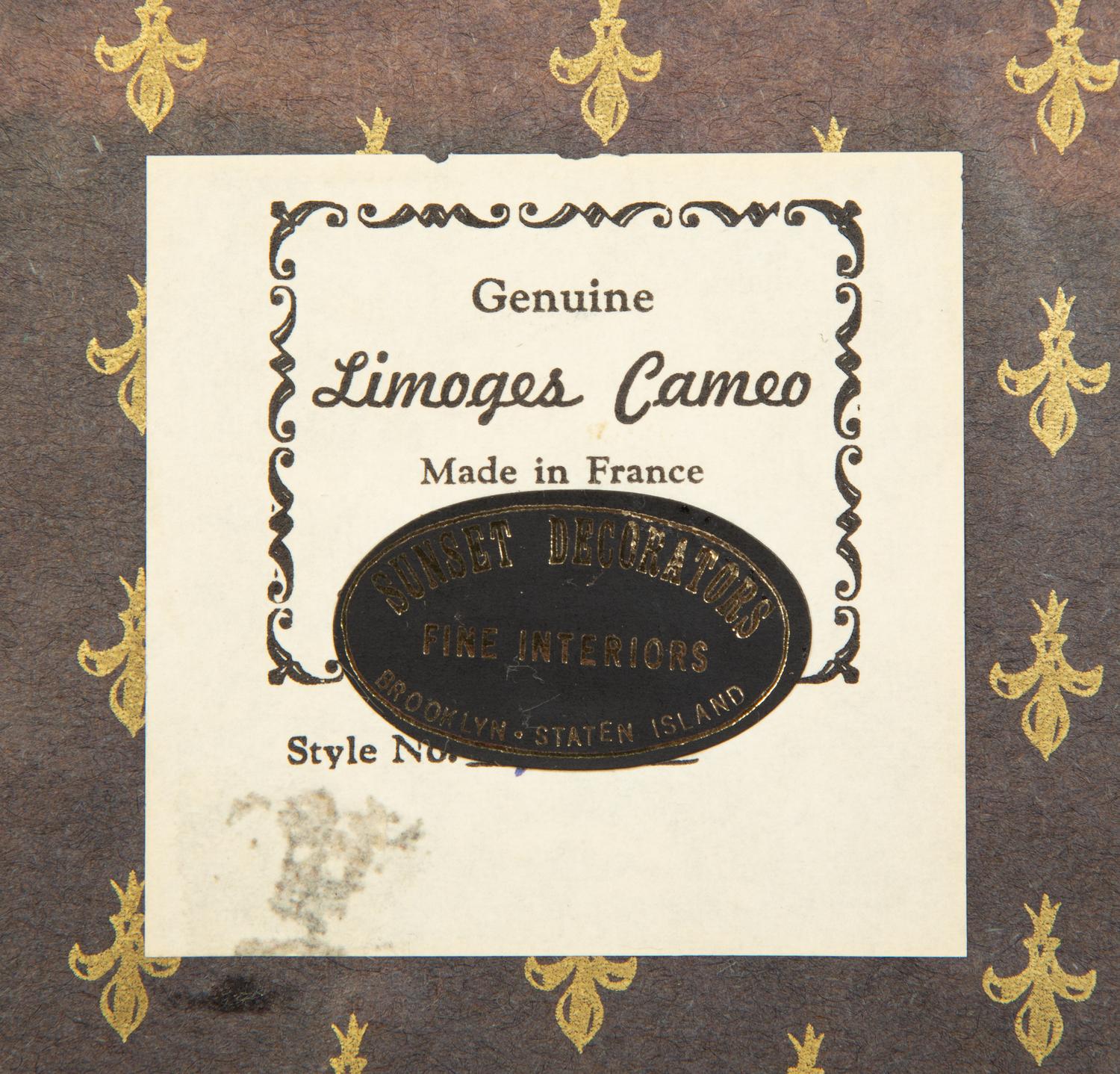 A Pair of Limoges Porcelain Plaques