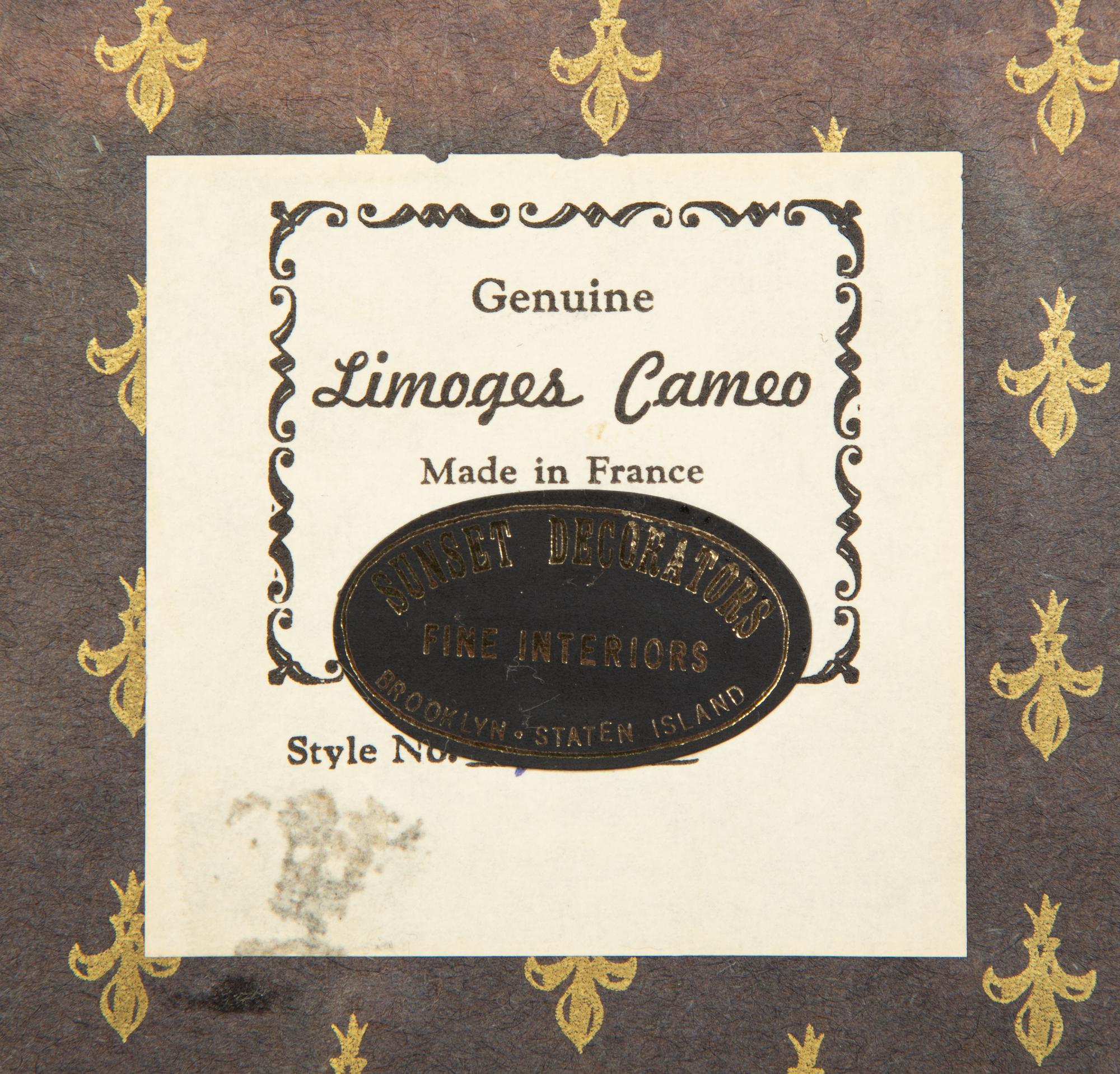 A Pair of Limoges Porcelain Plaques