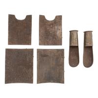 Indian Char Aina Armor with Matching Batzu Bands Featuring Decorative Katar Motifs