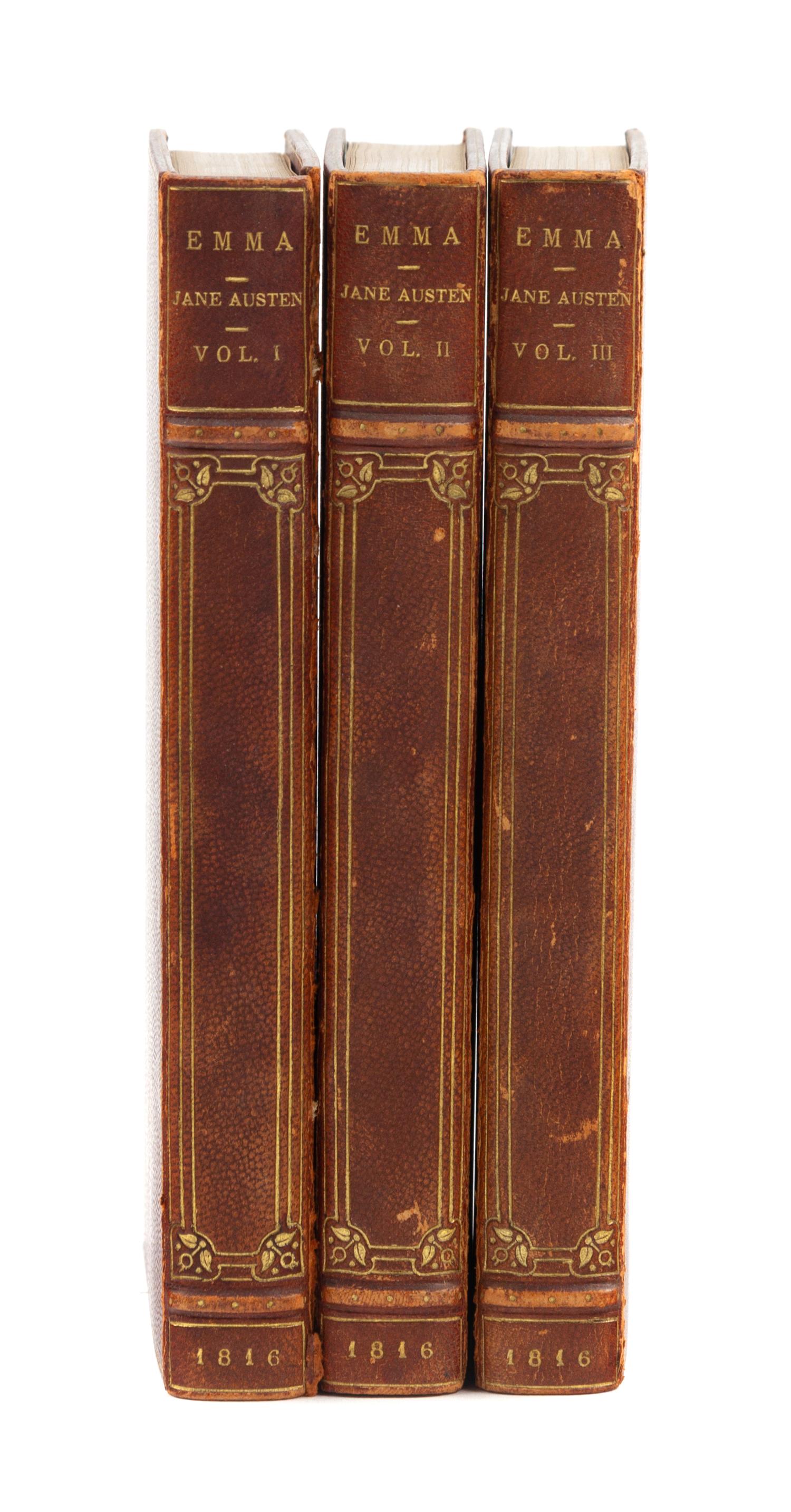 AUSTEN, Jane (1775-1817). Emma. London: for John Murray, 1816.