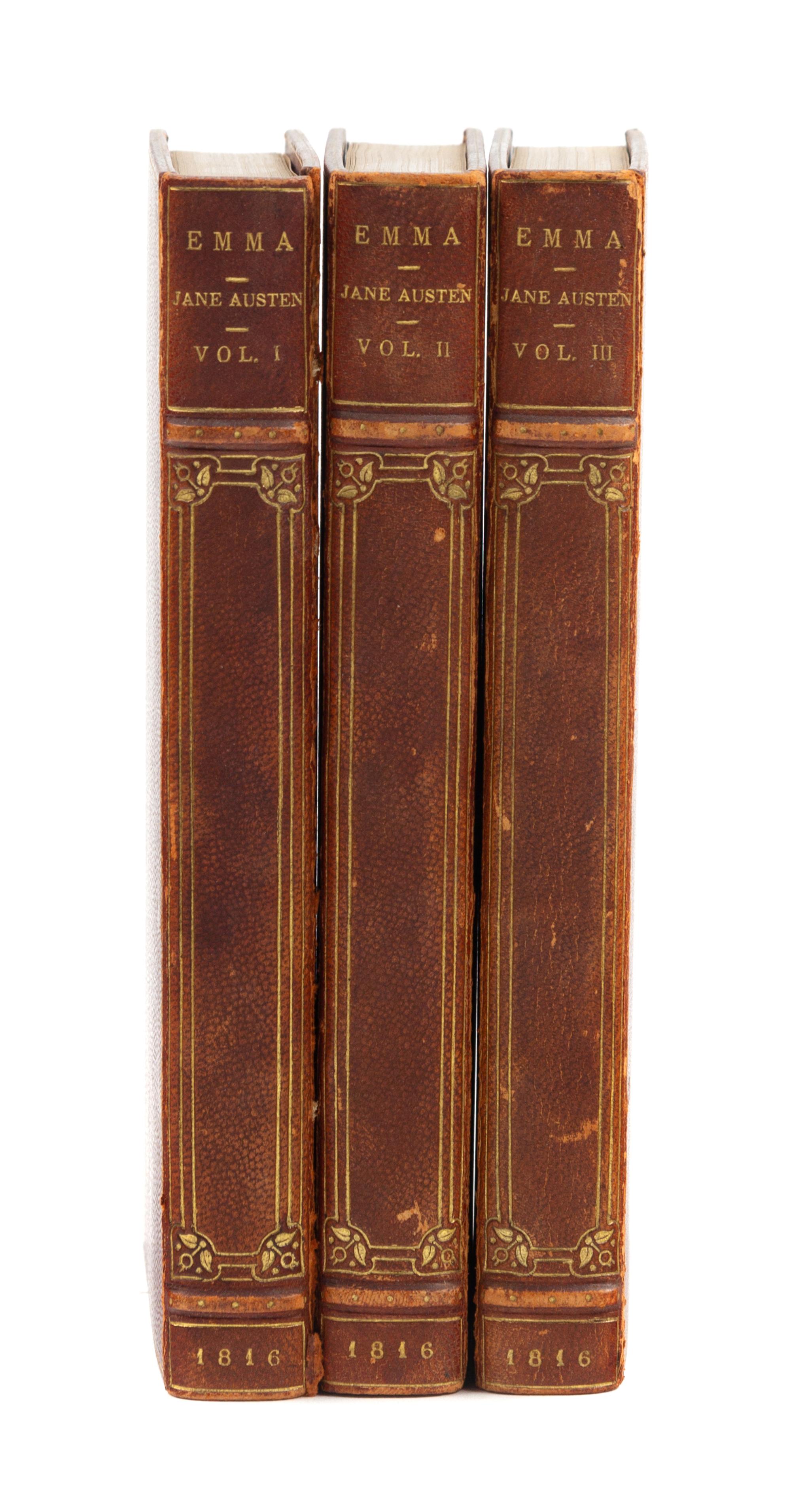AUSTEN, Jane (1775-1817). Emma. London: for John Murray, 1816.