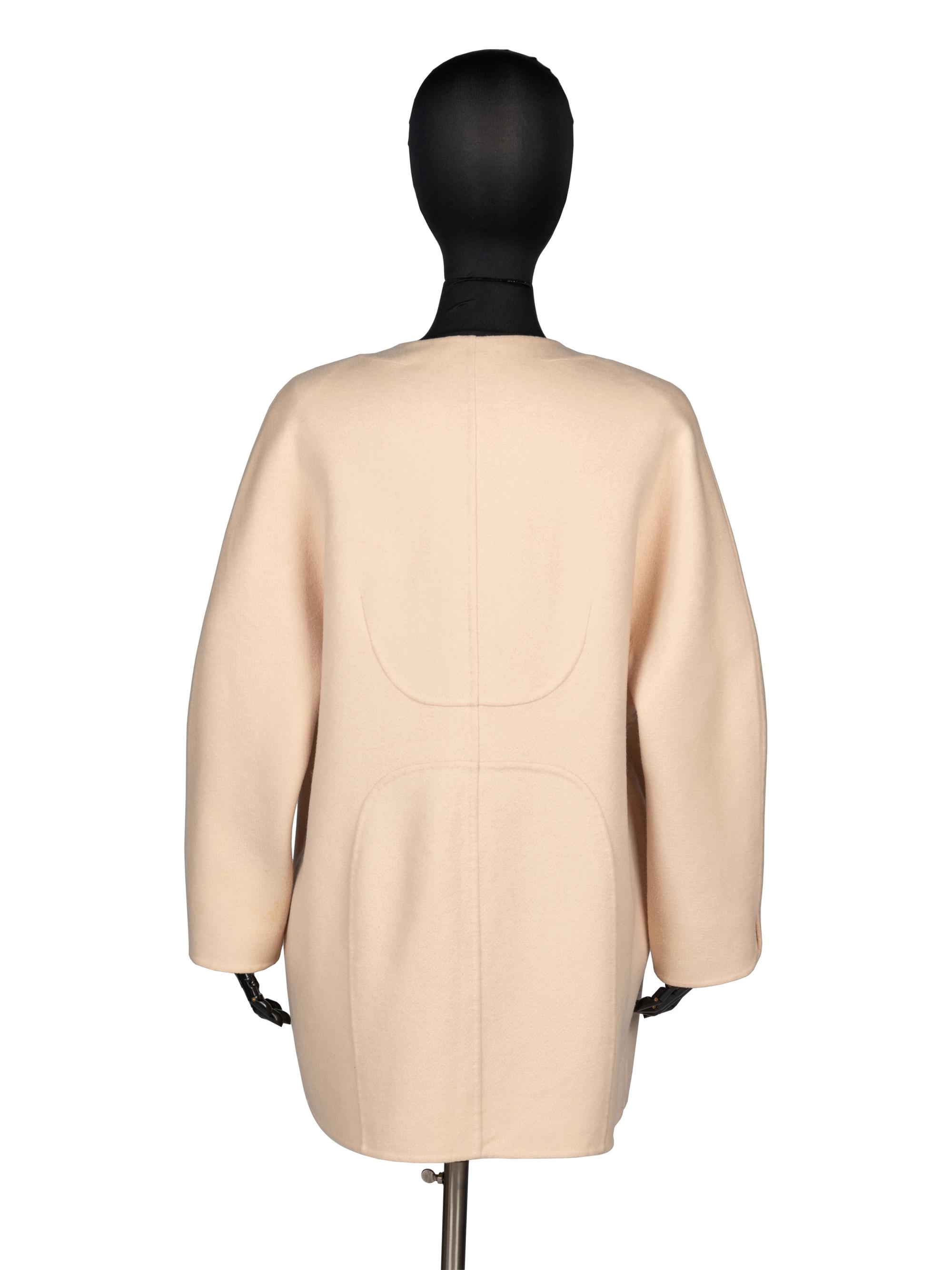 Ralph Rucci, Pale Pink Cashmere Coat
