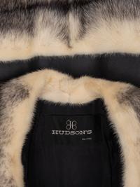 Fox Fur and Leather Belted Coat, 1980-2000s
