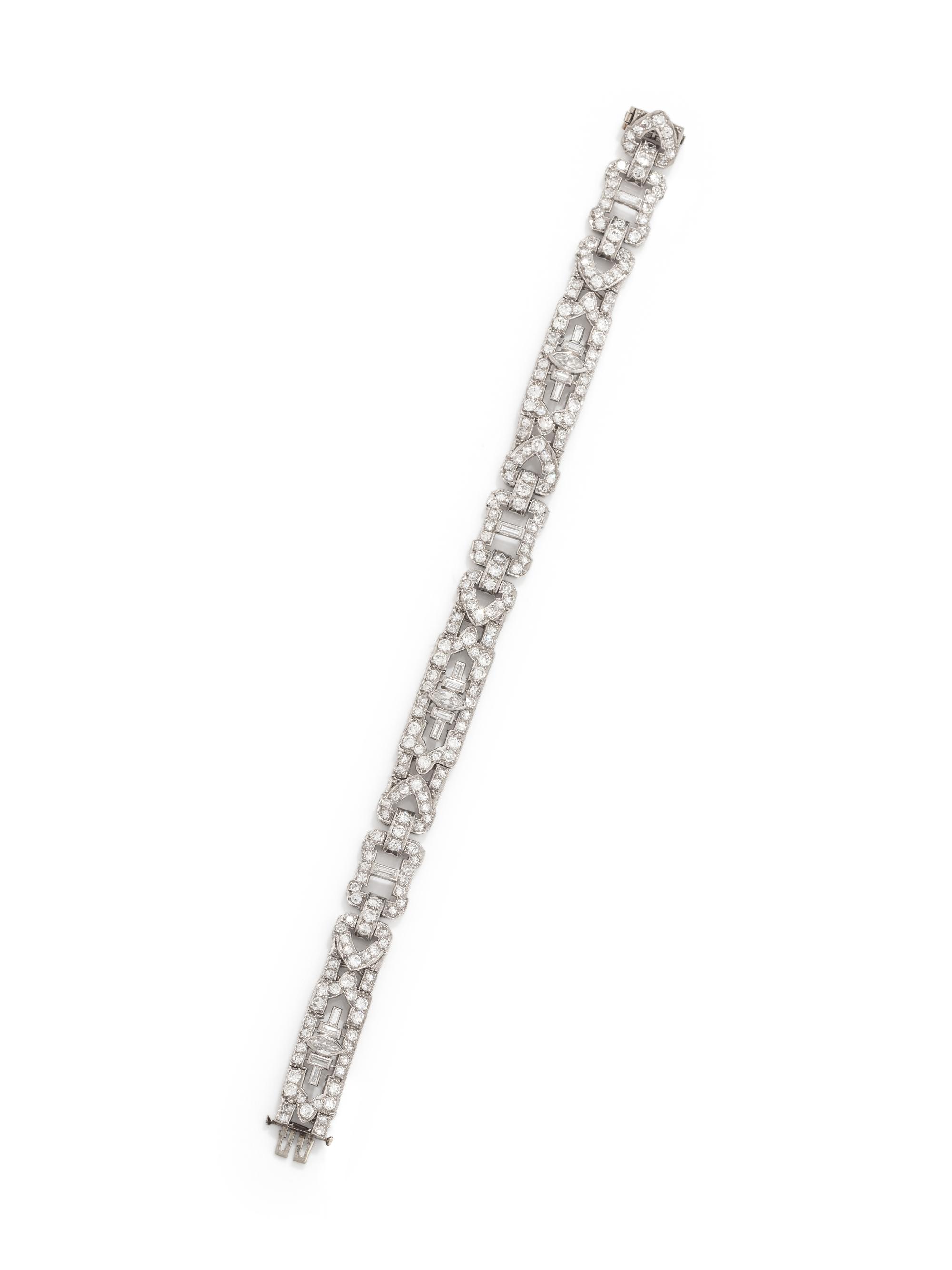 ART DECO, DIAMOND BRACELET
