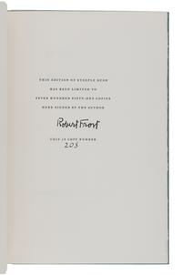FROST, Robert (1874-1963). A group of 7 signed limited editions, comprising: