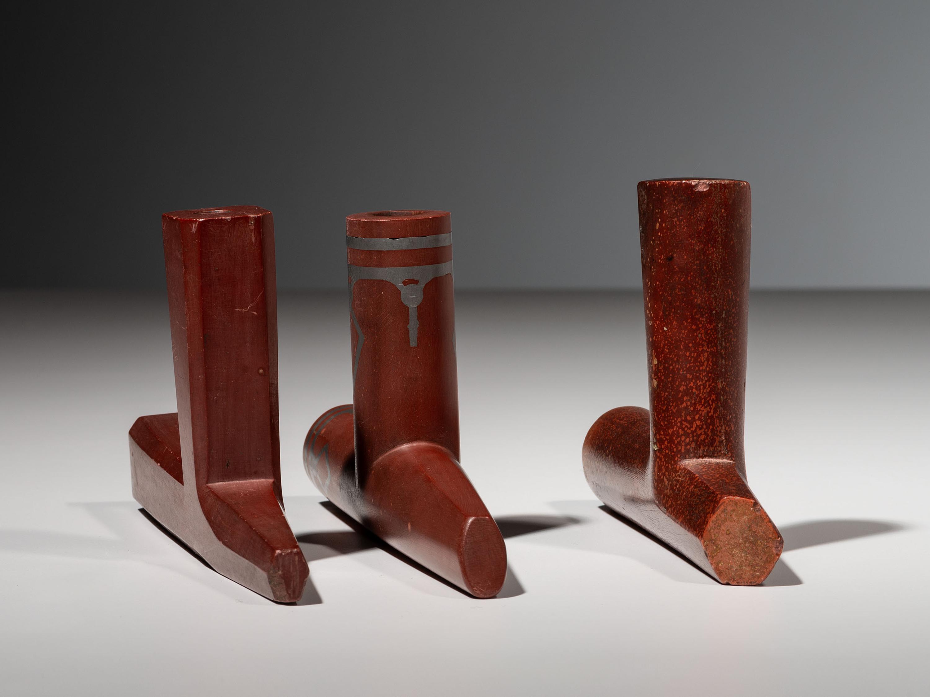 Plains Catlinite Pipe Bowls
