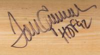 A Tom Seaver Autographed Baseball Bat Length of display case 63 3/4 inches.