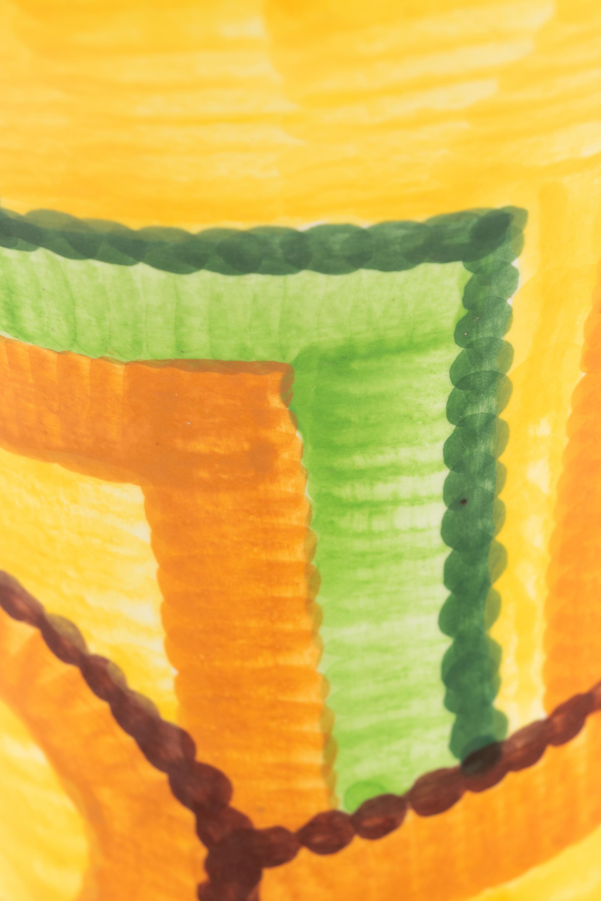 A Schramberg Germany Hand Painted Vase