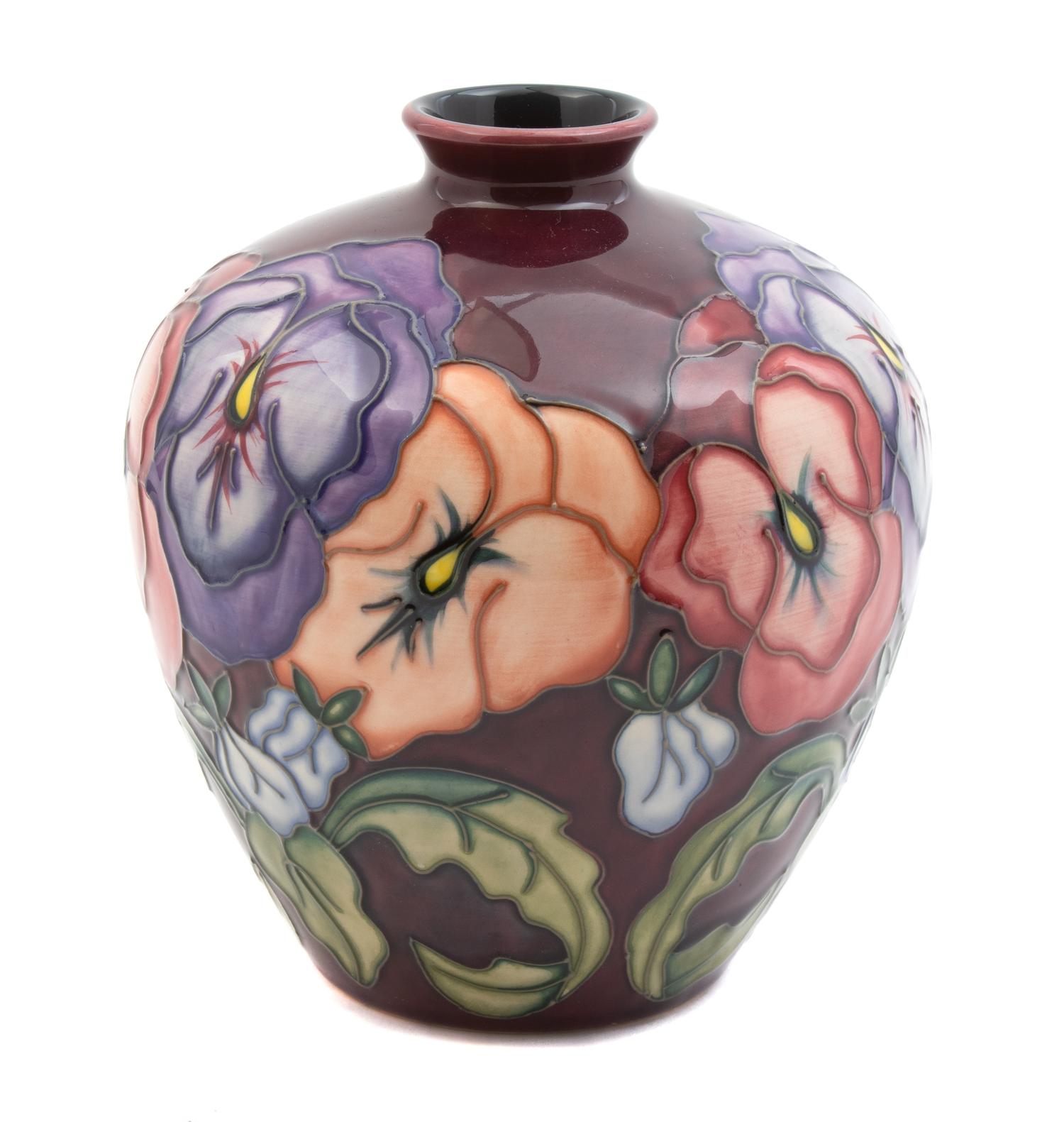 A Moorcroft Pottery Vase Height