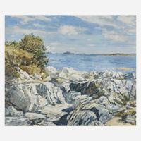 Walter Elmer Schofield (American, 1867–1944) Rocks and Sea, Chebeague Island, Maine