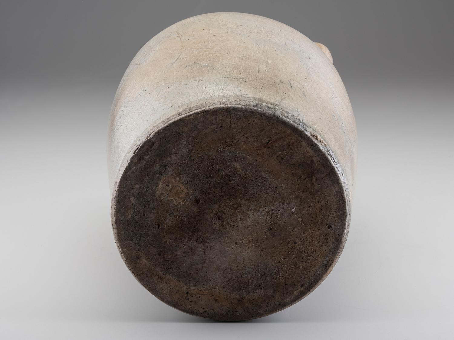 A Cobalt Decorated Stoneware Four-Gallon Twin-Handled Jug