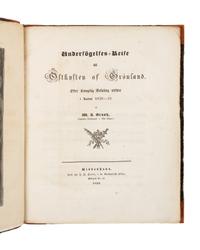 [Travel & Exploration]. Graah, Wilhelm August. Undersøgelses-reise til øst-kysten af Grønland…1828-1831