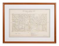A group of 5 maps of Chicago streets, comprising: