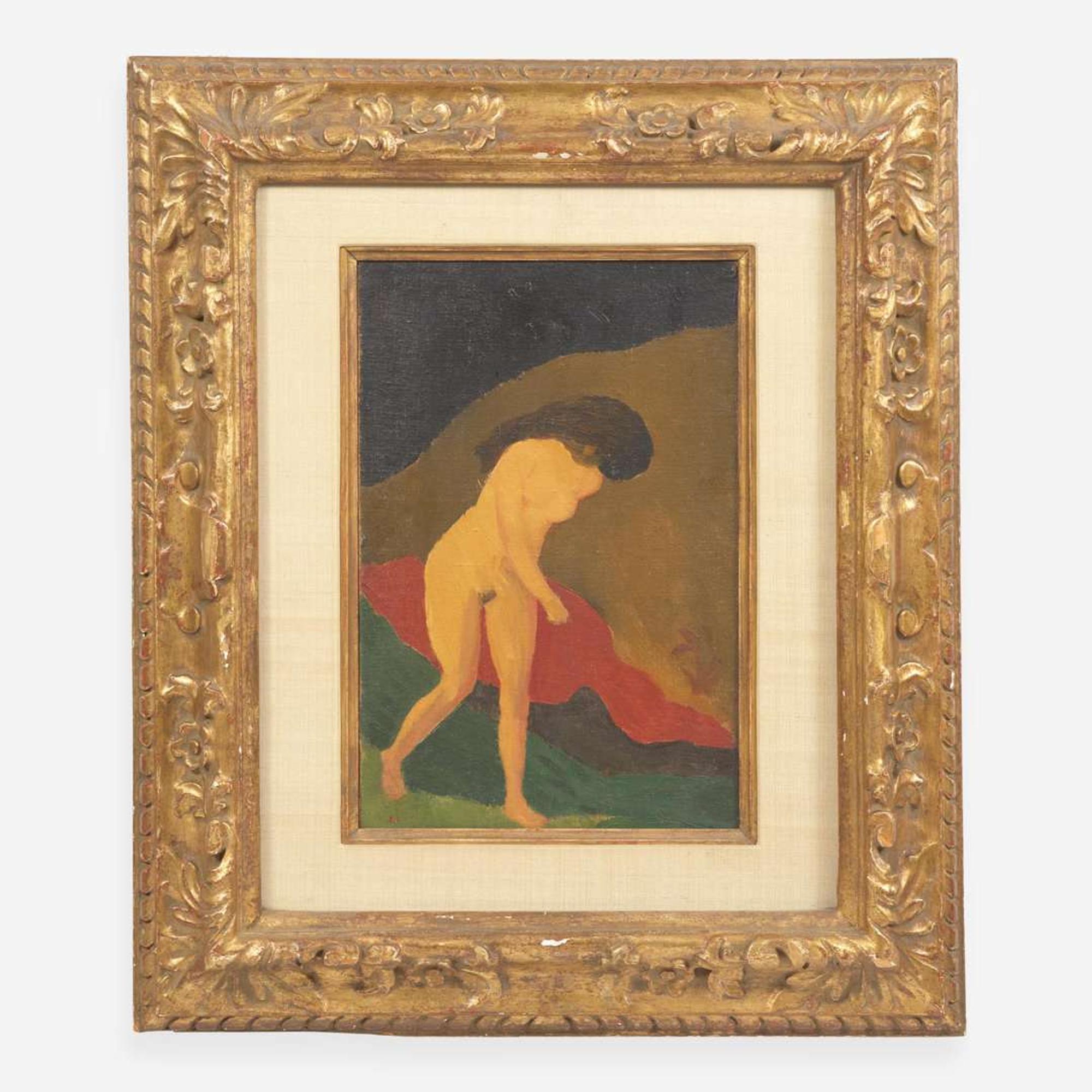 Édouard Vuillard (French, 1868-1940) - Femme dans une Grotte Executed in 1891