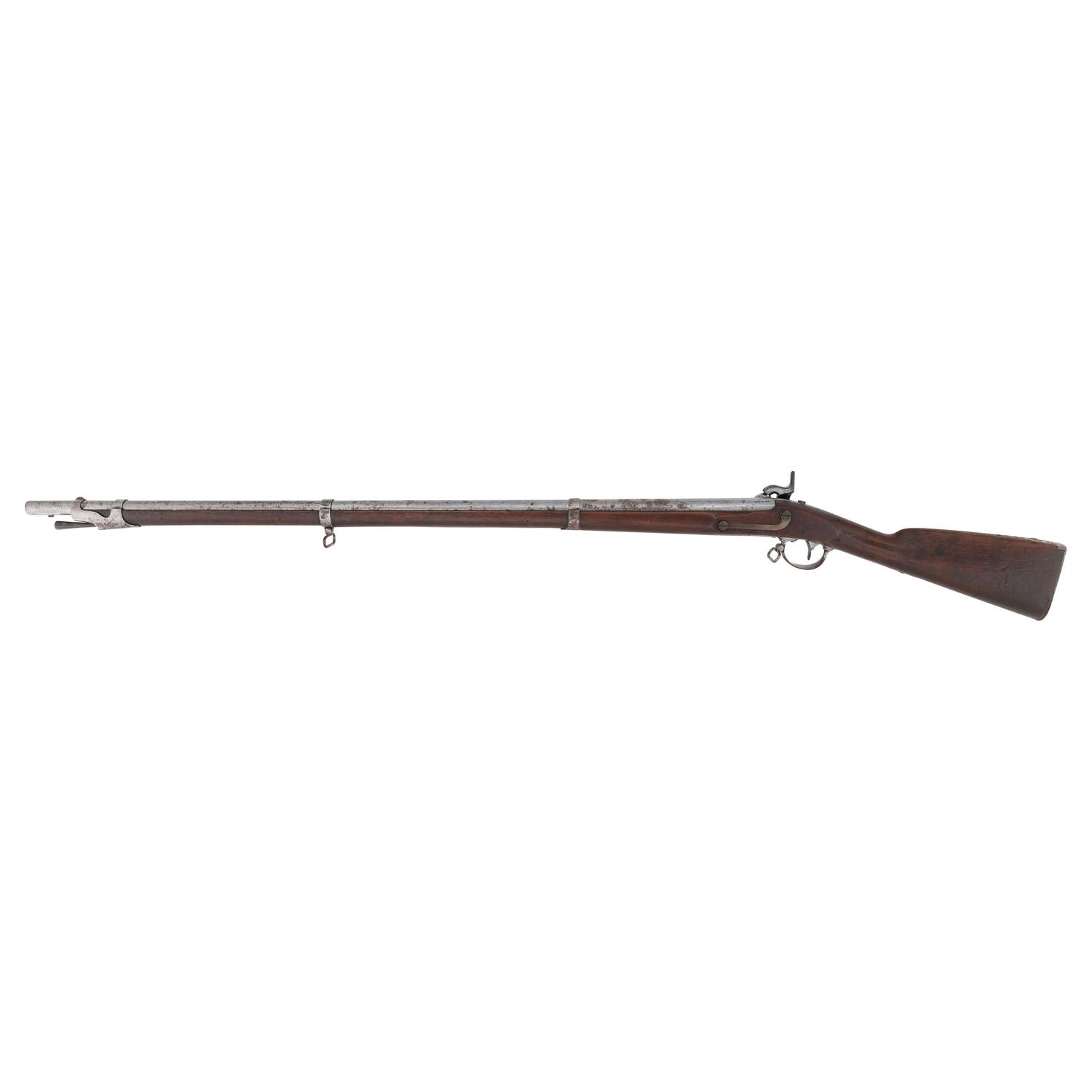 Confederate Cleaned & Repaired (C&R) Marked US Model 1842 Musket with "&" and "Z" Inspection Marks