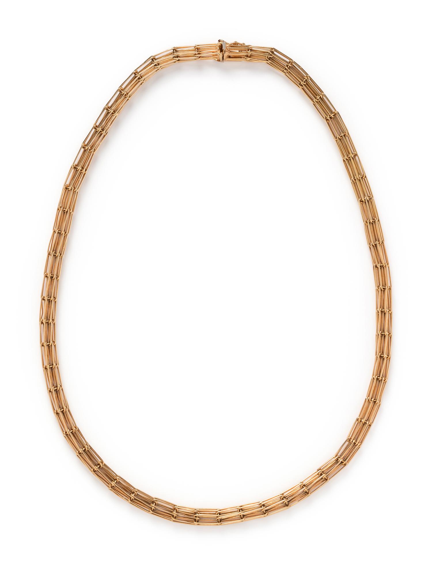 YELLOW GOLD NECKLACE