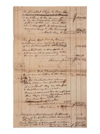 [ENSLAVEMENT & ABOLITION]. A group of 6 estate documents listing individual enslaved persons, most by name. Ca 1830-1858.