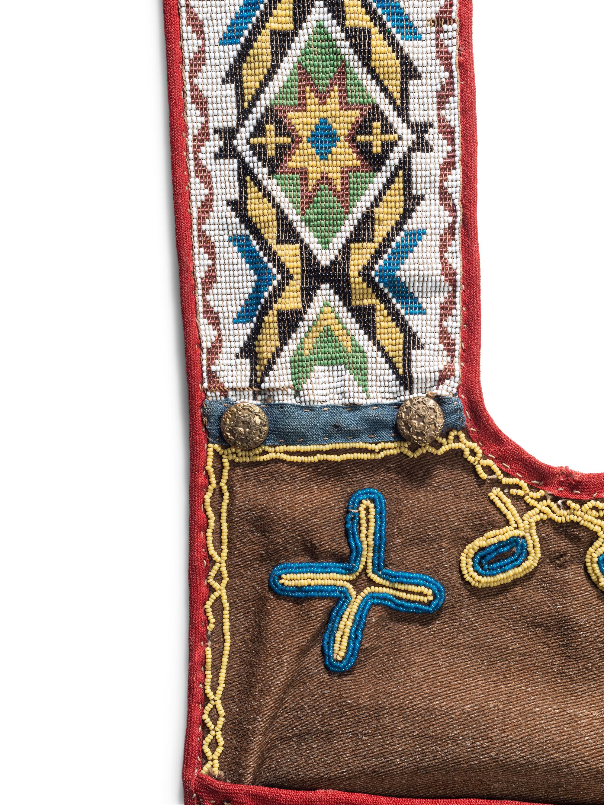Anishinaabe Loom-Beaded Bandolier Bag