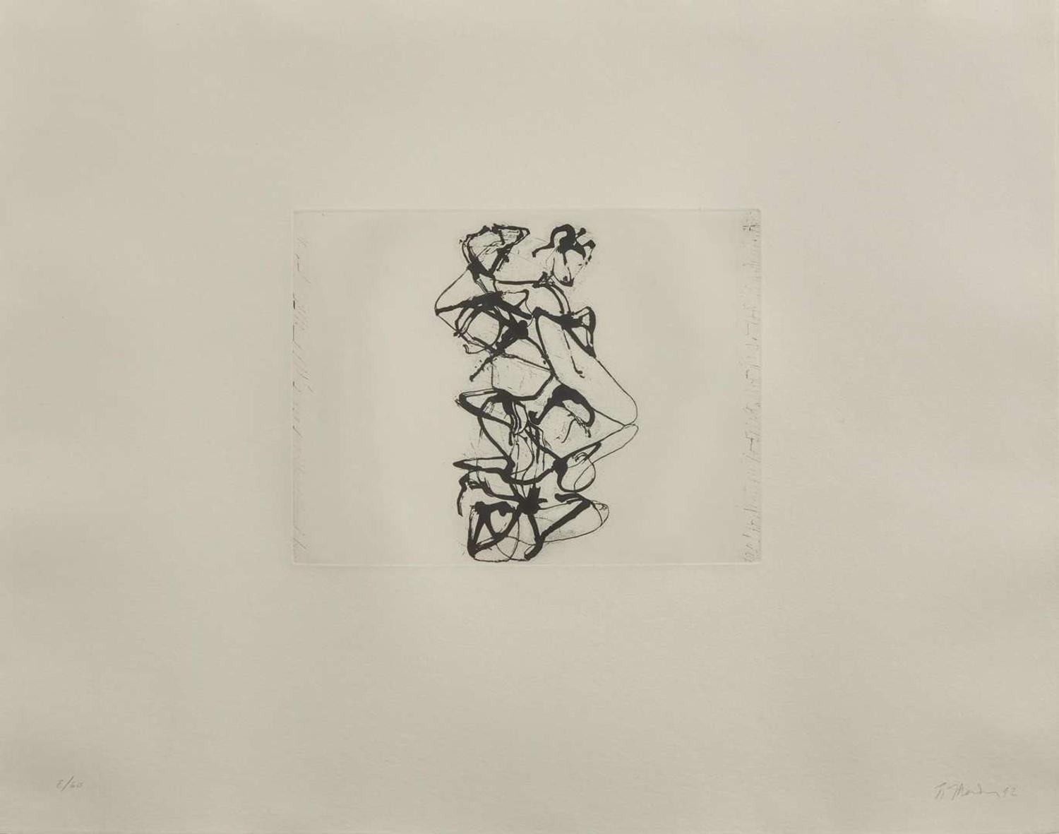 Brice Marden (American, 1938-2023), Cyprian Evocation