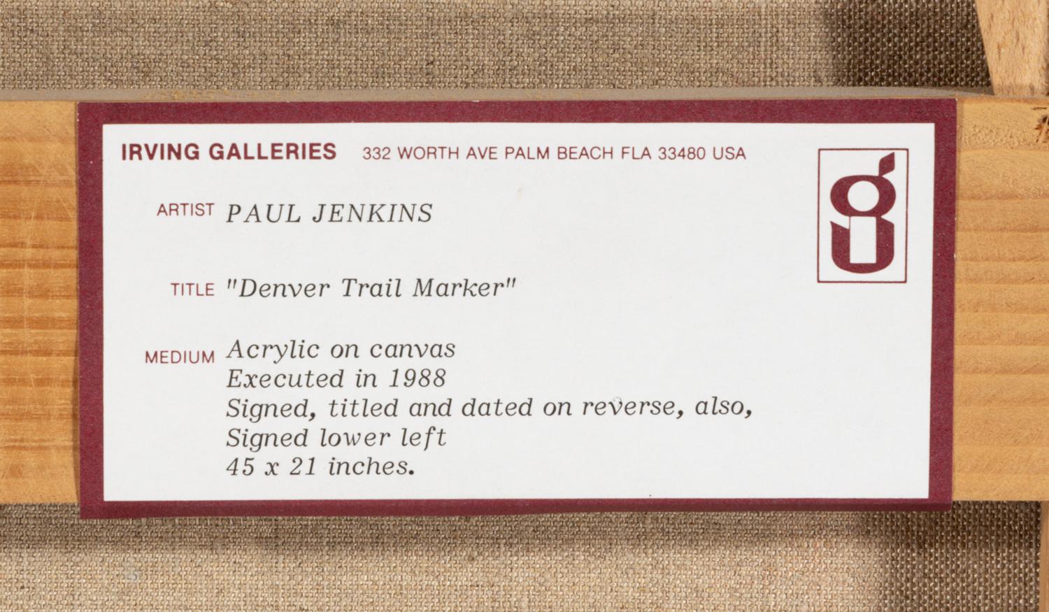 Phenomena Denver Trail Marker, 1988