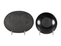 Pair of Blackware Pottery Plates