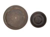 Two Middle Eastern Engraved Brass Trays — 19TH/20TH CENTURY