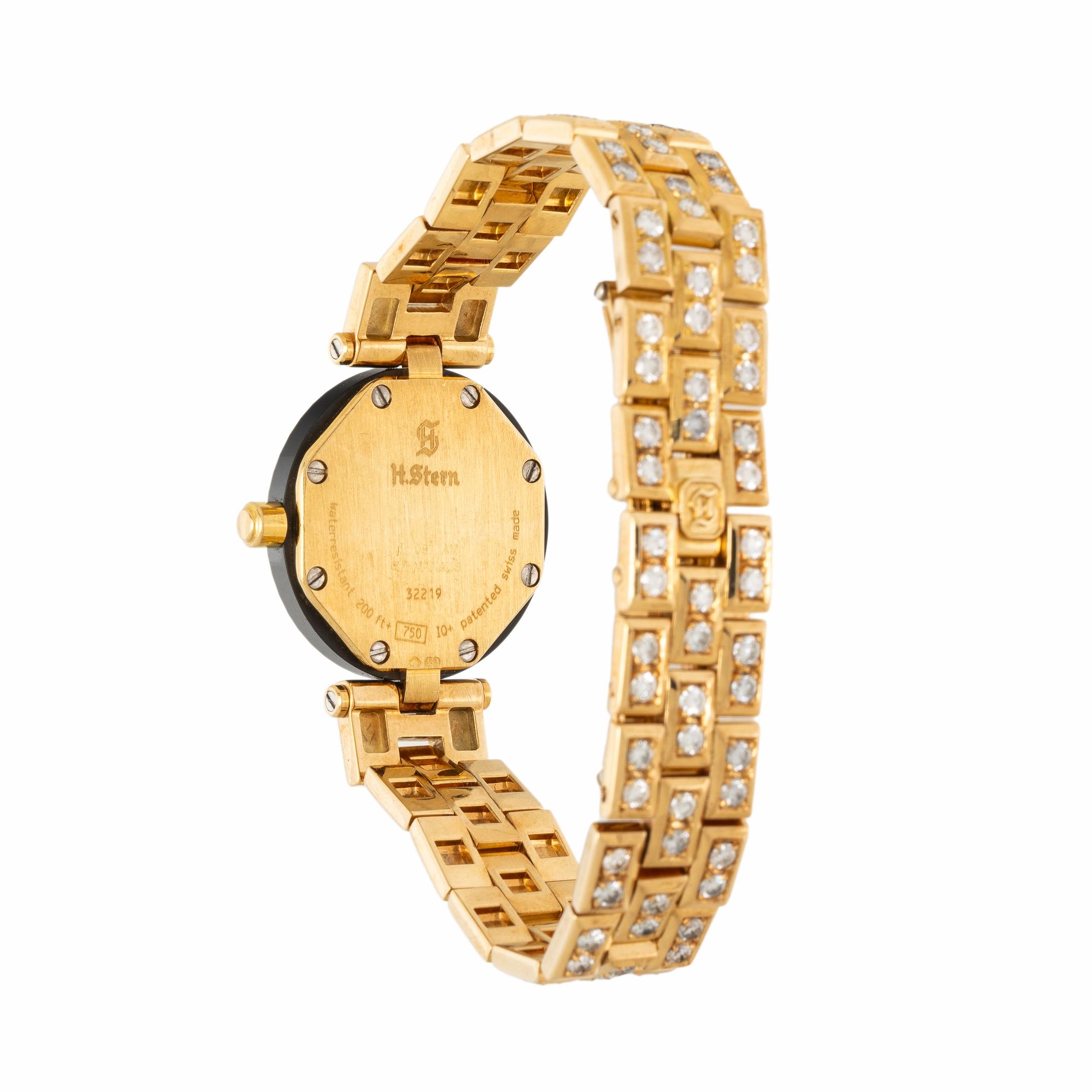 H. Stern, 'ZF Manaus', Diamond and 18K Yellow Gold Watch