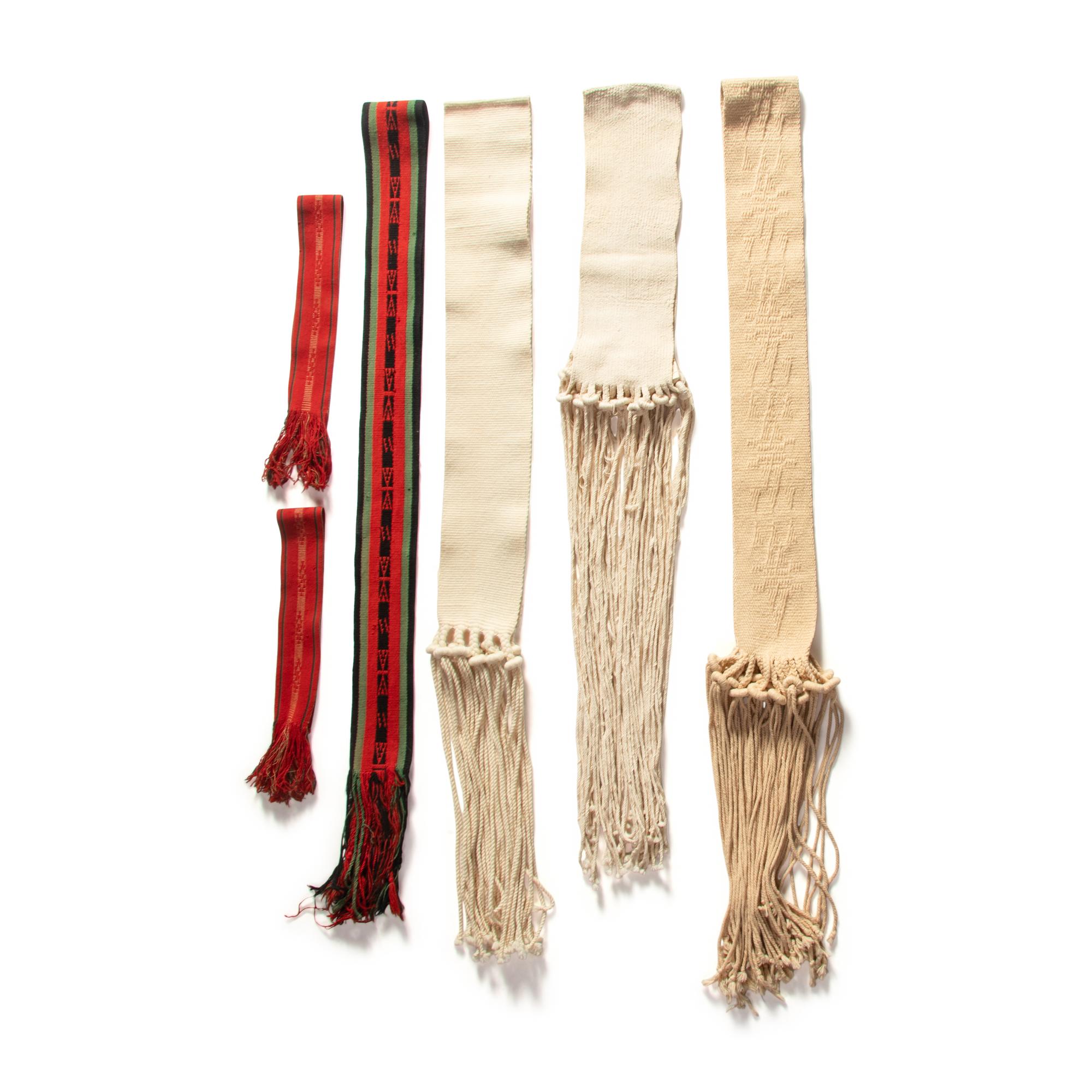 Collection of Pueblo Sashes and Garters