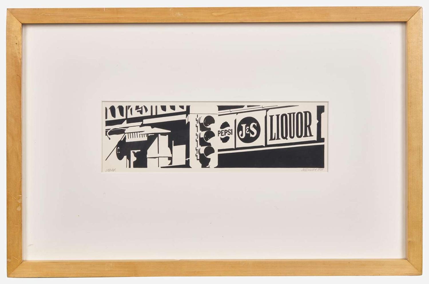 Robert Cottingham (American, B. 1935) - Liquor