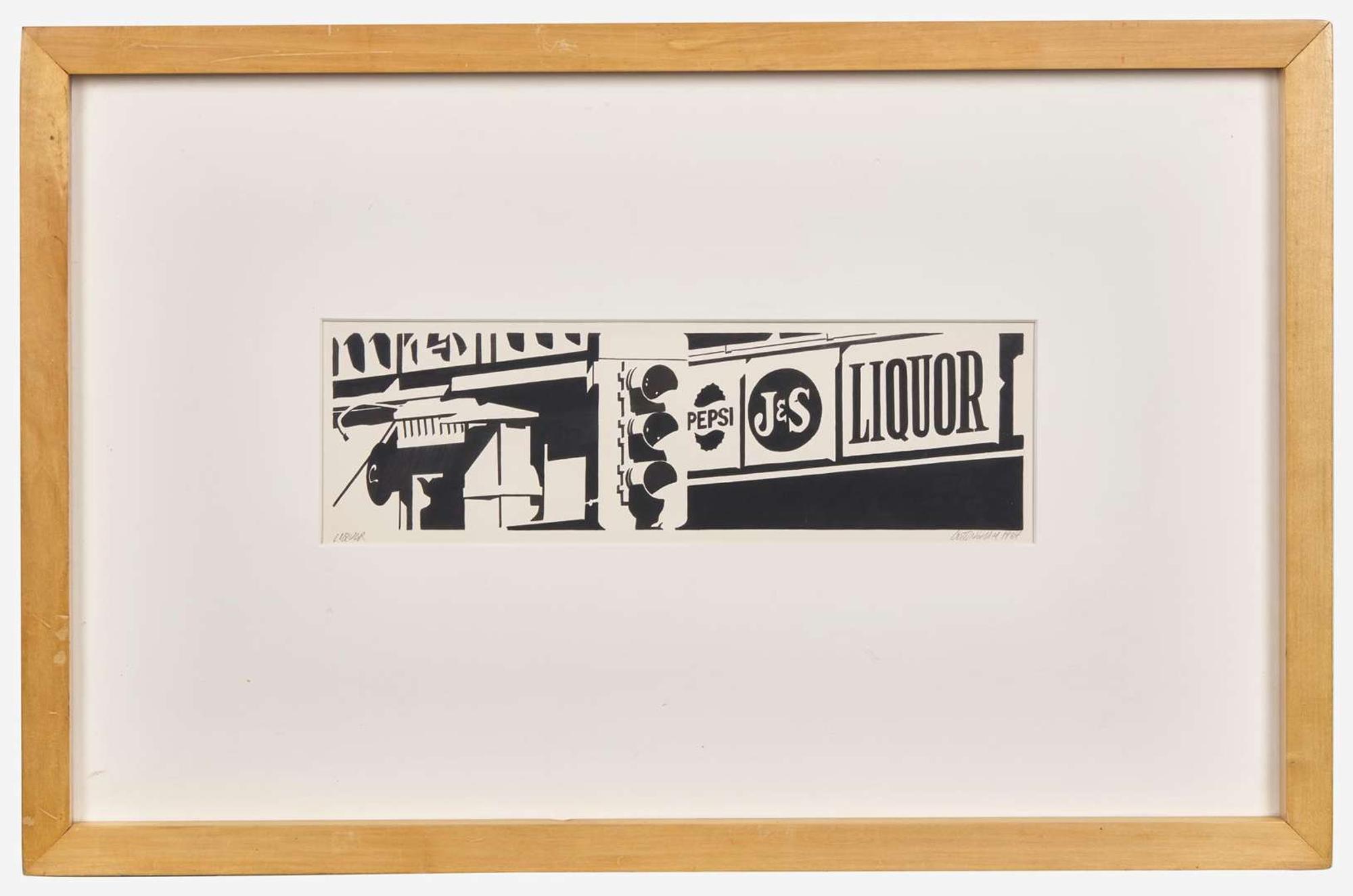 Robert Cottingham (American, B. 1935) - Liquor