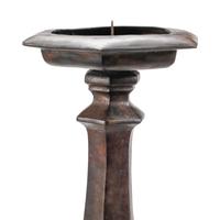 A Pair of Large Italian Bronze Pricket Sticks
