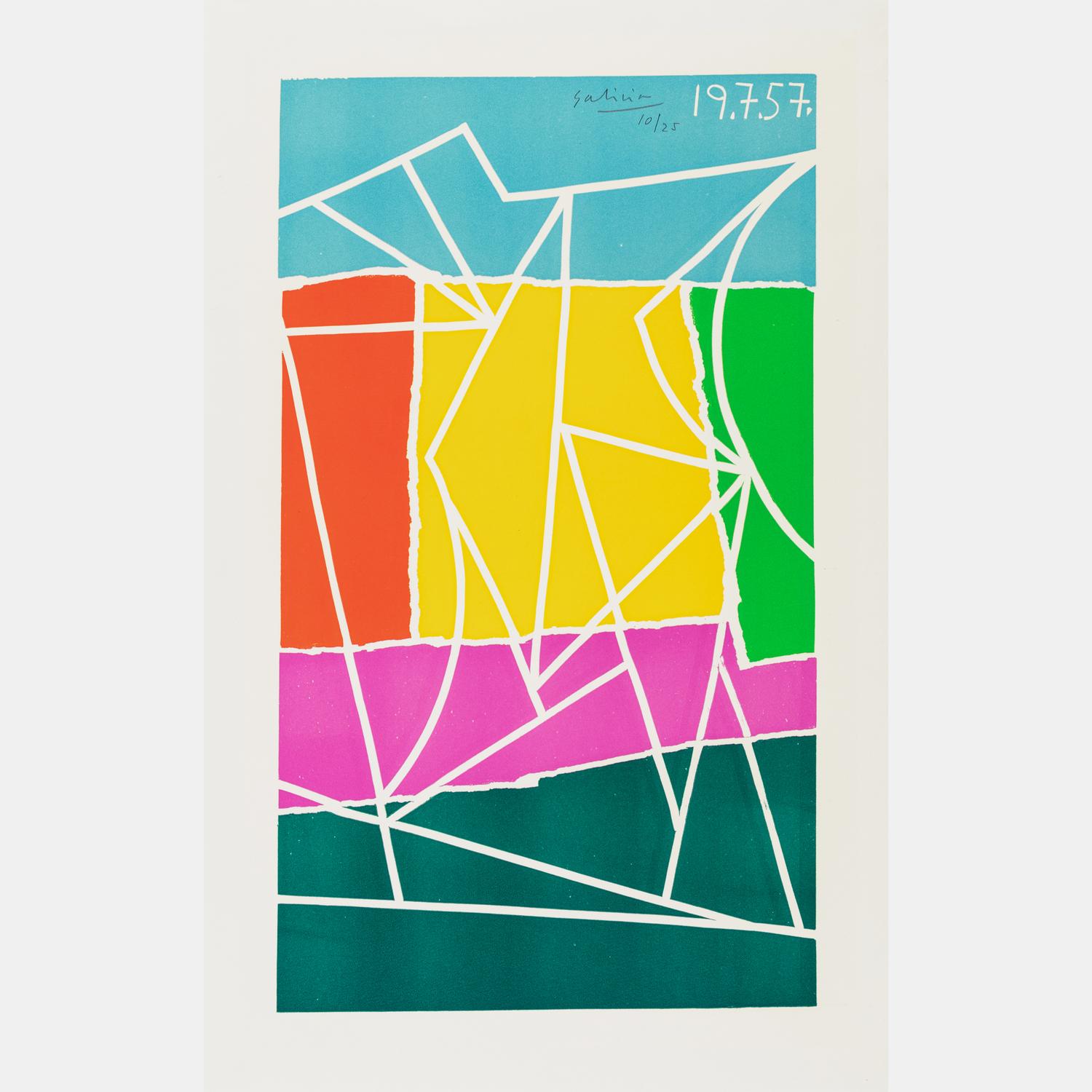 A Pair of Prints by Pierre Tal-Coat and José Luis Galicia