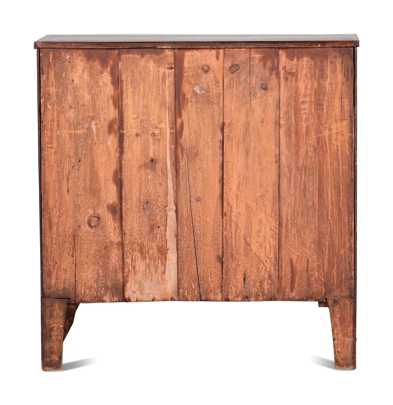 A George III Mahogany Bowfront Chest of Drawers