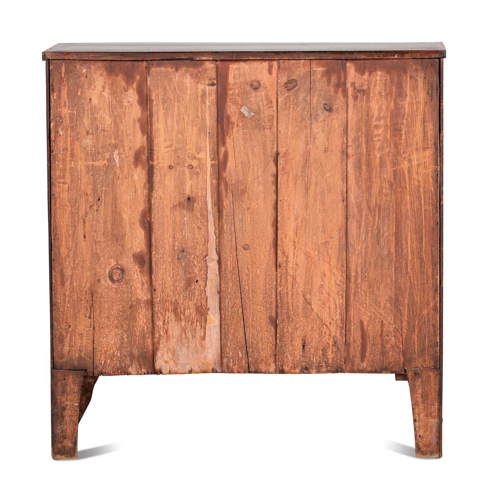 A George III Mahogany Bowfront Chest of Drawers