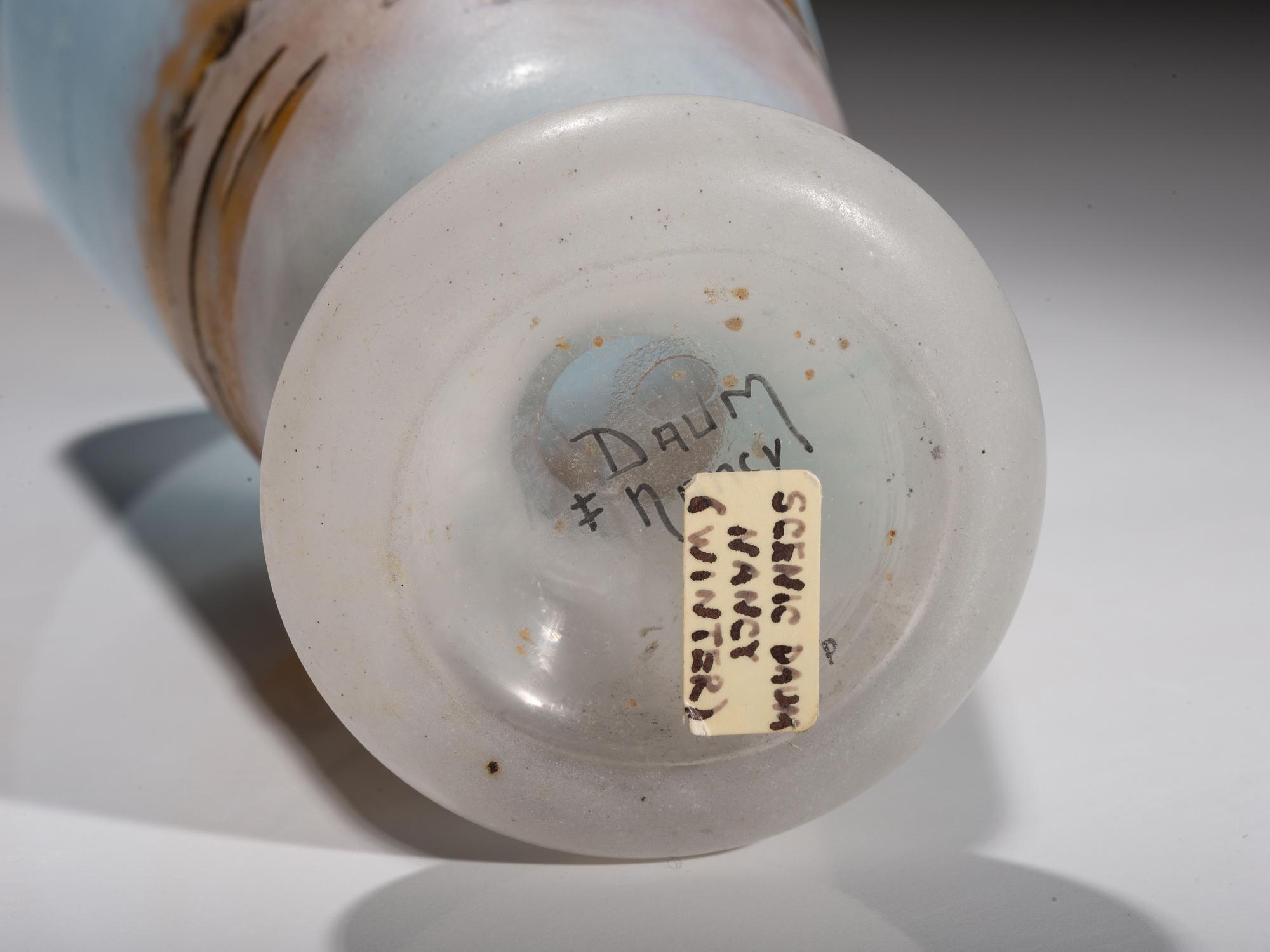 Dutch Winter Scene Vase