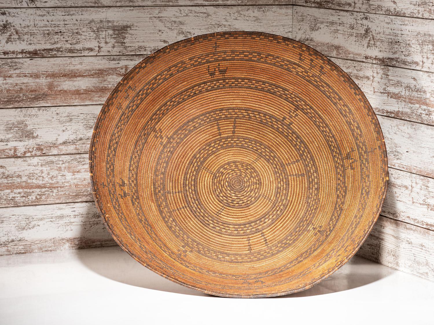 Apache Figural Basket