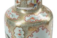 A Pair of Chinese Porcelain Rouleau Vases