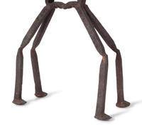 A Wrought Iron Camel Form Garden Figure