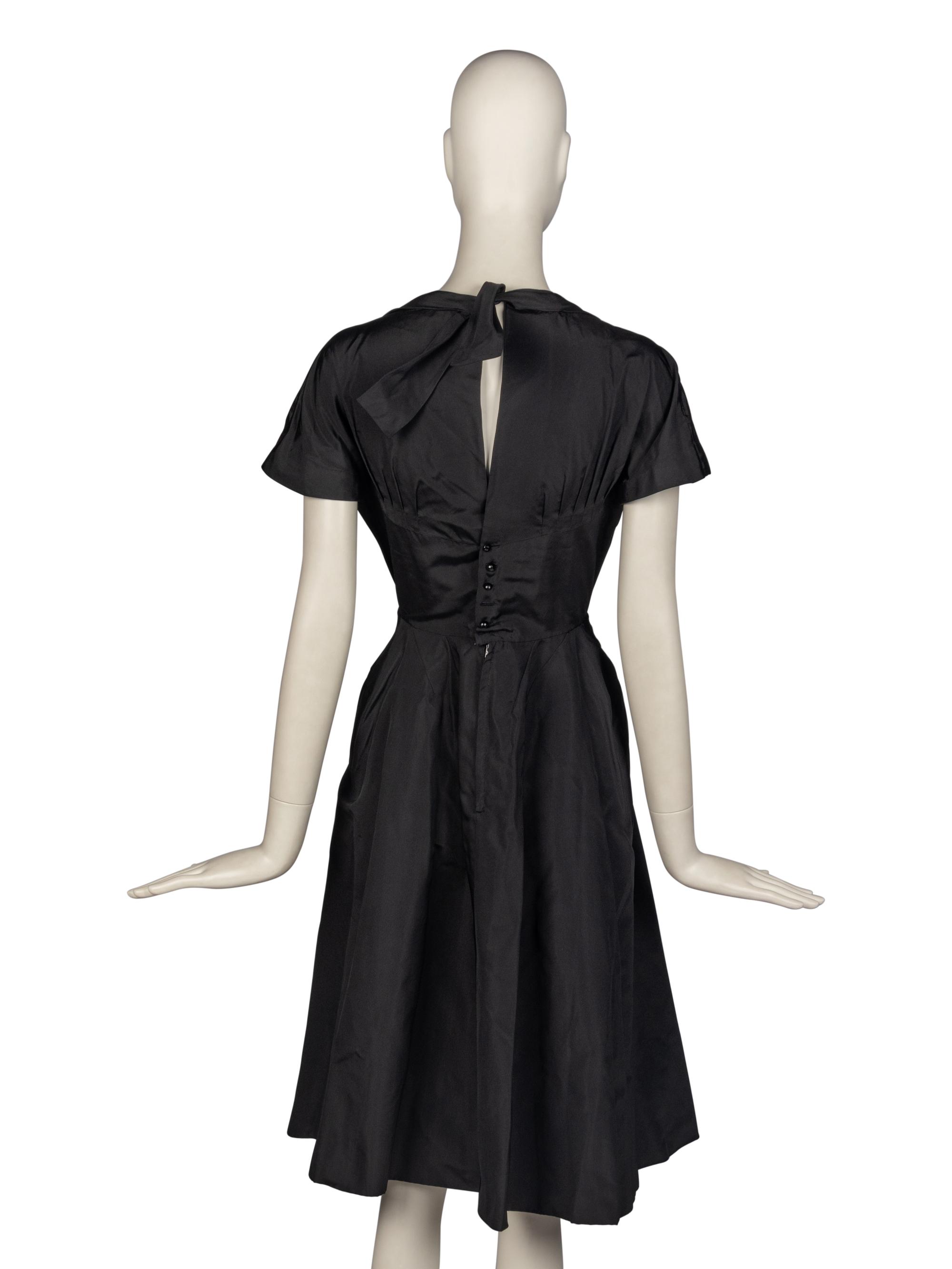 CARVEN, HAUTE COUTURE DRESS, 1950s