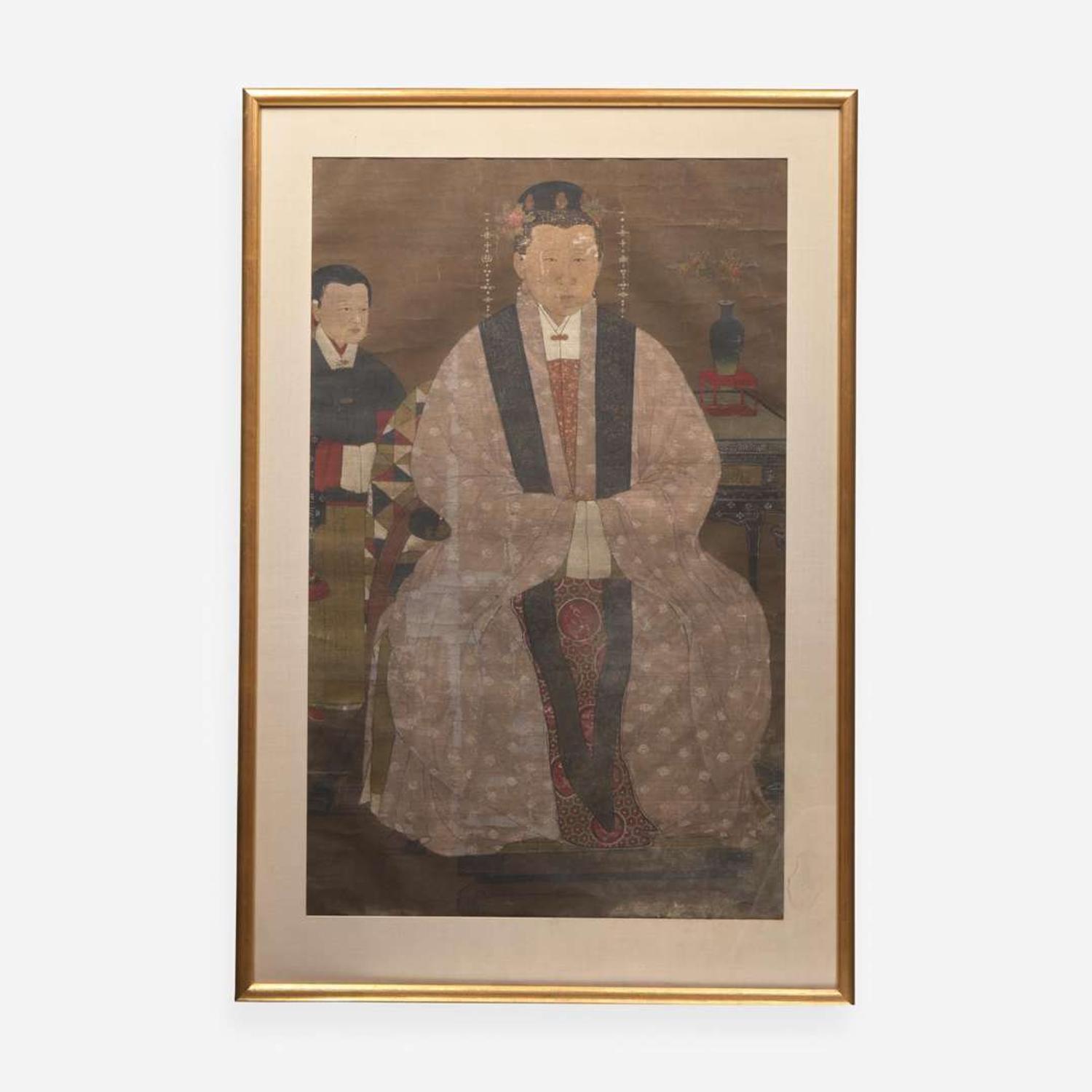 A Korean ancestor portrait 朝鮮祖先畫 Joseon dynasty (1392-1897) ????
