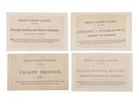 [CIVIL WAR]. 18 CDVs of important structures and hallowed grounds from Brady's Album Gallery . 1862.