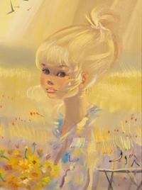 A Portrait of a Blonde Girl