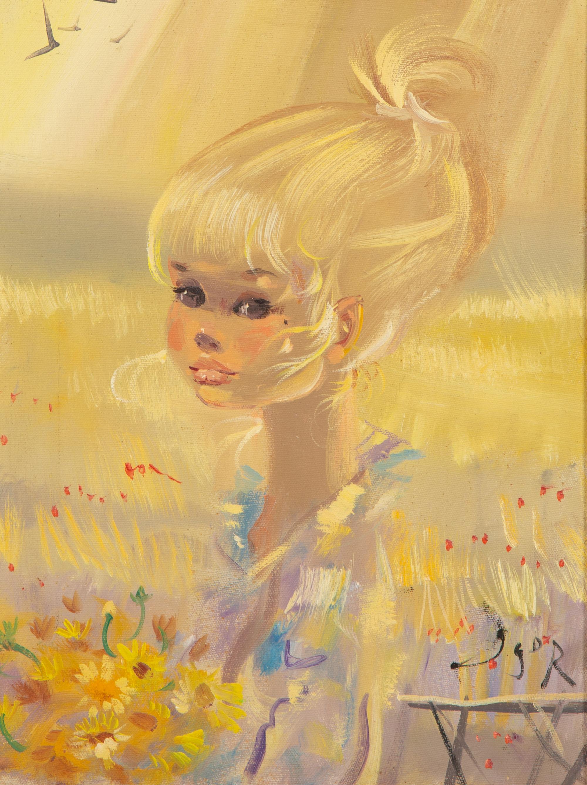 A Portrait of a Blonde Girl