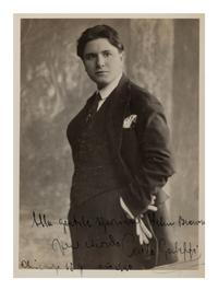 [20TH-CENTURY OPERA SINGERS]. A group of 5 signed photographs or photographic postcards of opera singers from the 1920s, comprising images of: