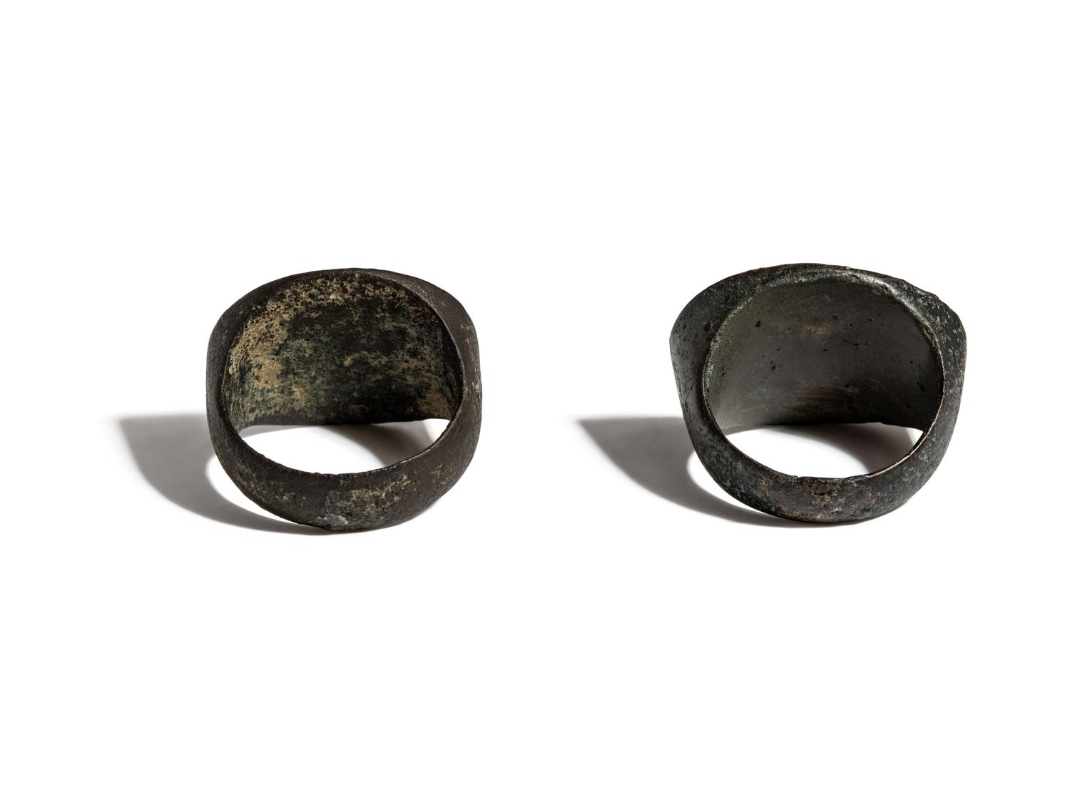 Two Hellenistic Copper-Alloy Finger Rings