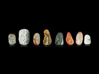 Twenty Chinese Jadeite Pendants