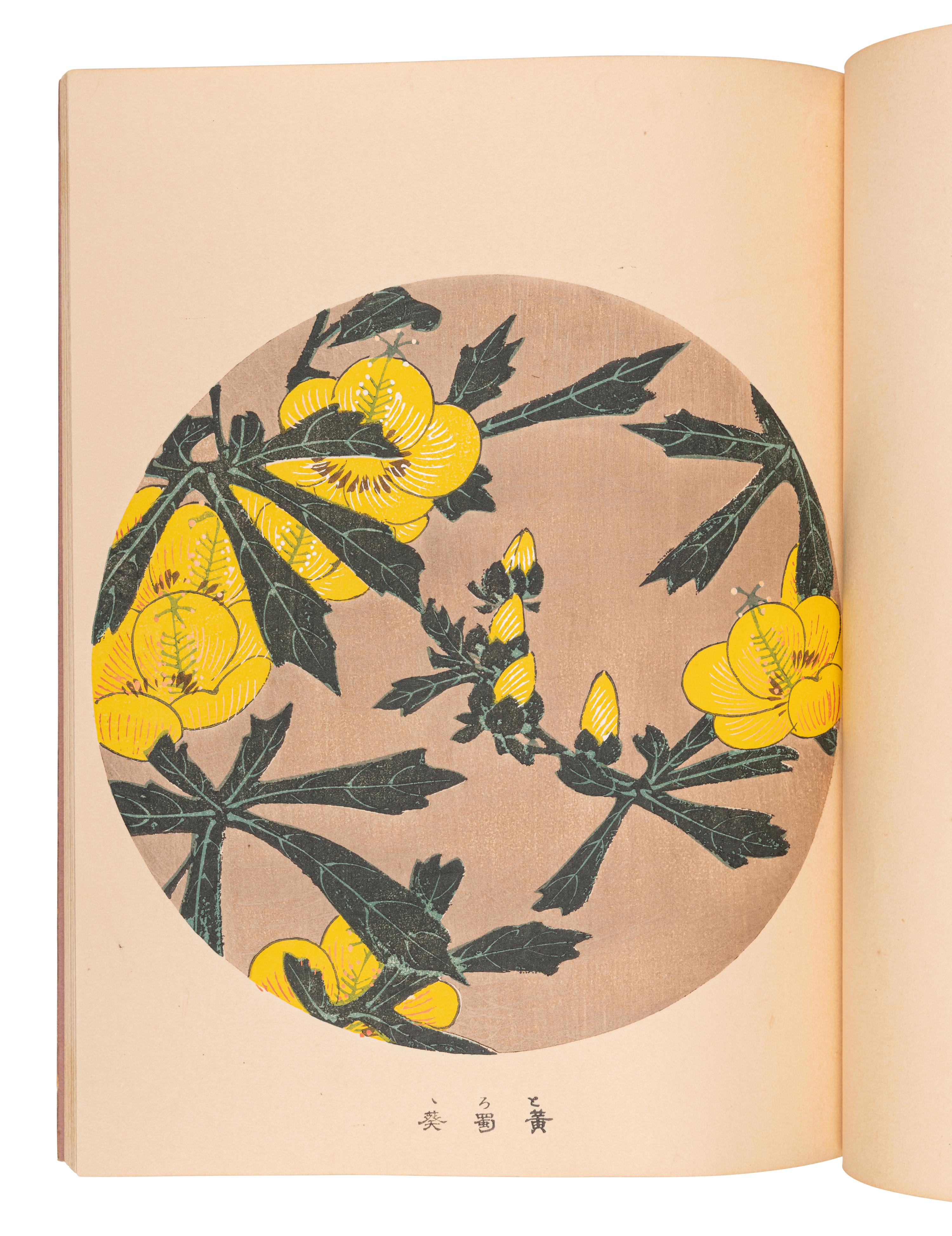 [ITŌ Jakuchū] (1716-1800), artist. [KONDŌ Tokutarō], editor. [Jakuchū Gafu, J akuchū Picture Book/Album ]. Kyoto: [Unsōdō], Meiji 41 [1908].