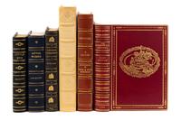[BINDINGS -- ASPREY]. A group of 6 works finely bound by Asprey or expertly bound to style.