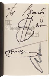 Warhol, Andy (1928-1987). The Philosophy of Andy Warhol (From A to B and Back Again) . New York and London: Harcourt Brace Jovanovich, 1975.